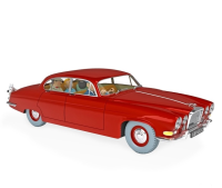 TINTIN BILER 1/24 - RØD JAGUAR
