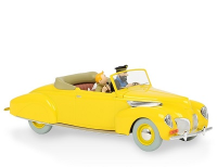TINTIN BILER 1/24 - HADDOCKS GULE KABRIOLET