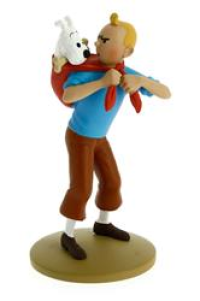 TINTIN - TINTIN MED TERRY PÅ RYGGEN