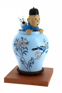 TINTIN - TINTIN OG TERRY I KINESISK VASE