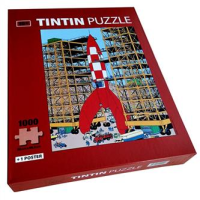 TINTIN PUSLESPILL - 1000 BITER - RAKETT MED RAMPER