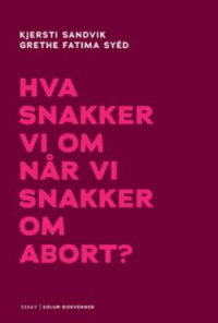 HVA SNAKKER VI OM NÅR VI SNAKKER OM ABORT?