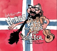 NORGE P KRYSS OG TVERS MED BARE EGIL