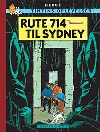 TINTIN DK RETROUTGAVE (1966/1968) - RUTE 714 TIL SYDNEY
