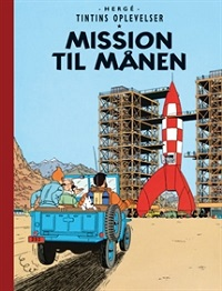 TINTIN DK RETROUTGAVE (1950/1953) - MISSION TIL MÅNEN